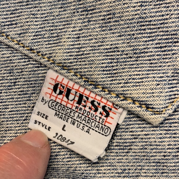 Vintage Guess Jean Jacket - Picture 6 of 7